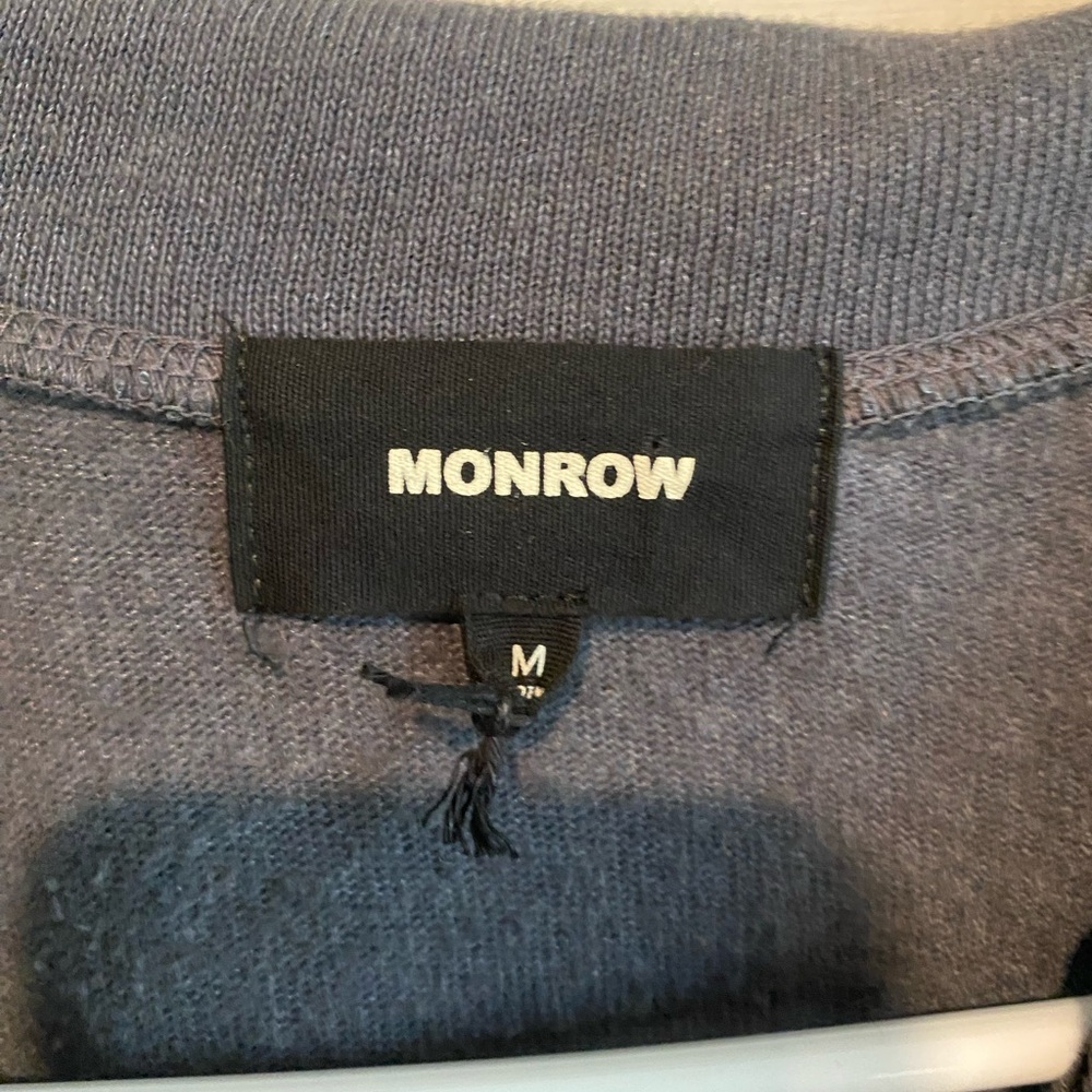 Monrow Mesh Snap Pullover - Picture 4 of 7
